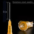 50 Pack 3ml 25Ga Plastic Dispensing Syringe Tool, Industrial Lab Consumables for Measuring Liquids