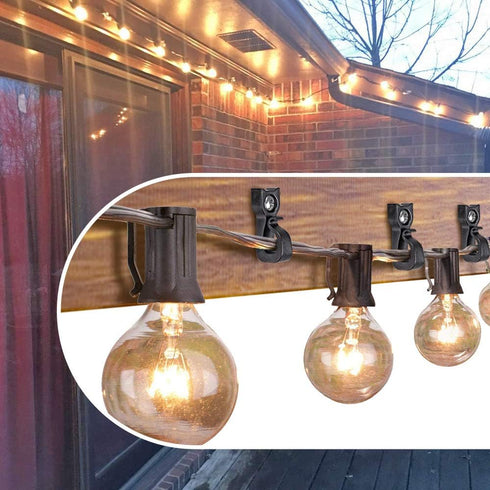 Dolibest Pack of 60 Q-Hanger, Home Christmas Lights Hanger Hooks with Phillips Screw for Garage New Year Party