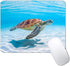 Sea Turtle Mouse Pad, Non-Slip Rubber Base, Cute Design for Computers, Laptop, Office, 9.5"x7.9"x0.12" Inch