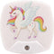 Omeet 2 Pack - Cartoon Unicorn LED Plug-in Night Light for Kids -
