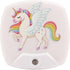 Omeet 2 Pack - Cartoon Unicorn LED Plug-in Night Light for Kids -