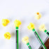 Cute Popcorn Style Rubber Pencil Eraser Set - 4 Boxes for Kids, Students, School Office Supplies, Party Favors