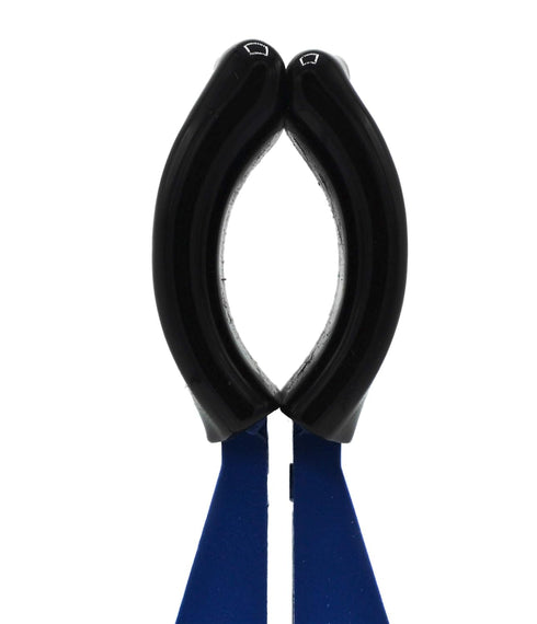 EISCO 2 Prong Burette Clamp on Stainless Steel Rod - Vinyl Coated, 4.25" Max Opening, 5.5" Rod