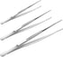 Joyangy 3pcs 8 10 12 Inch Stainless Steel Tweezers Tongs Kit, Extra Long