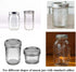 6 Pack Mason Jar Lights, 20 LED Solar Cold White Fairy String Lights for Garden Deck Patio Party Wedding Christmas