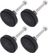 DOITOOL 4pcs Furniture Support Height Adjustable Stand Swivel Accent Chair Metal Chairs