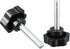 uxcell Clamping Screw Knob, 48mm Dia Plum Hex Shaped Grips Star Knob M10 x 50mm
