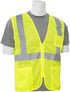 ERB Delta Plus S363P Class 2 Zipper Mesh Vest with Pockets, Hi Viz Lime, 5XL (WEL61653HL5X).