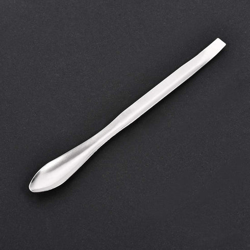 uxcell Micro Scoop 125mm Stainless Steel Reagent Sampling Spoon, 2Pcs for Laboratory