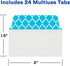 Avery Multiuse Ultra Tabs, 2" x 1.5", 24 Repositionable Tabs, Assorted Designs, 2-Side Writable