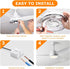 Frandilo 4inch 6000K, 18W Dimmable 120V 1800LM 1) Ceiling Fan LED Light Replacement LED Retrofit Kit Ceiling Fan Light