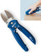 Zibra Open-It! All-In-One Multi Tool with Heavy-Duty Scissors, Box Cutter, Screwdriver, and Package Opener in Blue