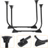 2pcs Homoyoyo Heavy Duty Metal Legs for DIY Furniture Folding Table Stand Hairpin Legs for Sofa Tv Stand Nightstand