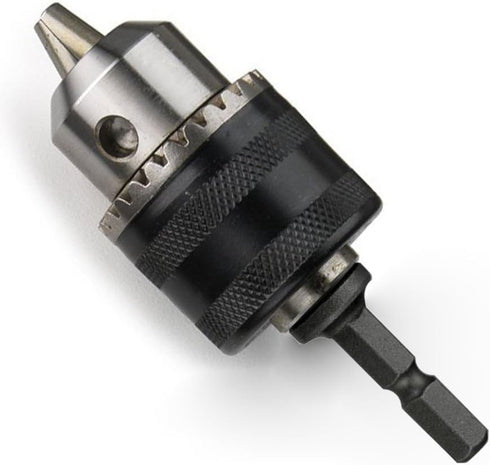 Yakamoz 0.6-6.5mm Drill Chuck Adapter Converter, 1/4" Quick Change Hex Shank Impact Driver Tool