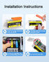 PGI-250XL/CLI-251XL High Yield Ink Cartridge, 5 Color Value Pack Compatible Replacement for Canon 250 and 251 Ink