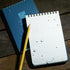 Rite In The Rain Weatherproof Top Spiral Notebook - 4" x 6", Blue Cover, Universal Pattern, 3 Pack