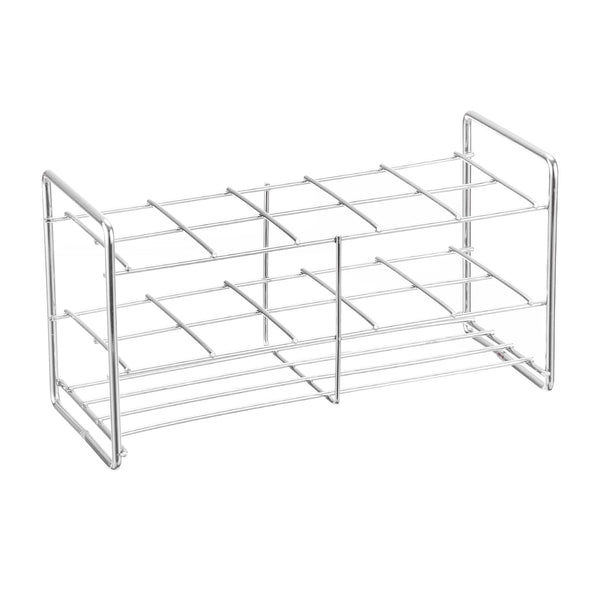 PATIKIL 10 Holes Tube Rack, 3 Layer 304 Stainless Steel Tube Holder Stand with Handle for 31mm Dia Tubes