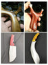 Mosaic Pins Knife Handle, Hunting Knives Fastener Stud Rivets, Mosaic Screw Nail (5mm, Eagle).