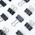 Metal Small Binder Clips, 50 Pack 3/4 Inch Paper Clamps for Office Supplies, Mini Black Clips