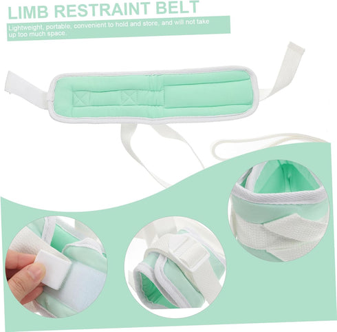 2-Pack Comfortable Wrist and Ankle Splint Straps - Protective Safety Bands