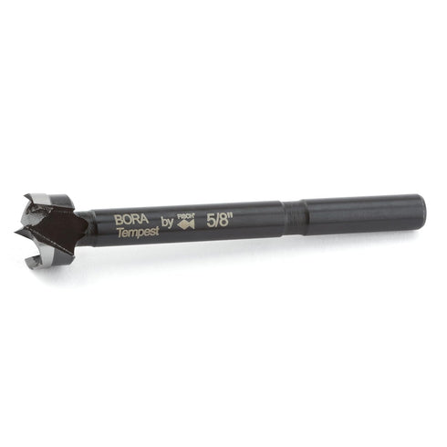 BORA BFB-009713 5/8" Dia Tempest Forstner Bit, 3-1/2" OAL Round Shank for Wood Drilling Projects