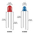 24 5MM 3MM Values Multicolor LED Light Emitting Diodes Kit White Red Blue Yellow Green Orange Purple Transparent Round