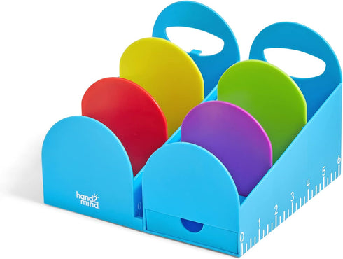 hand2mind Junior Flexible Desk Organizer, Modular Accessories for Teachers, Pencil Holder for School Supplies