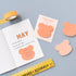 Monolike Bubble Bear Sticky-it, 8p Set Self-Adhesive Memo Pad, 30 Sheets