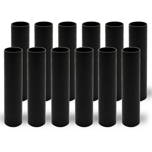 GooChan 2 3 4 6 7 Inch Black Plastic Candle Cover Sleeves,Chandelier Socket