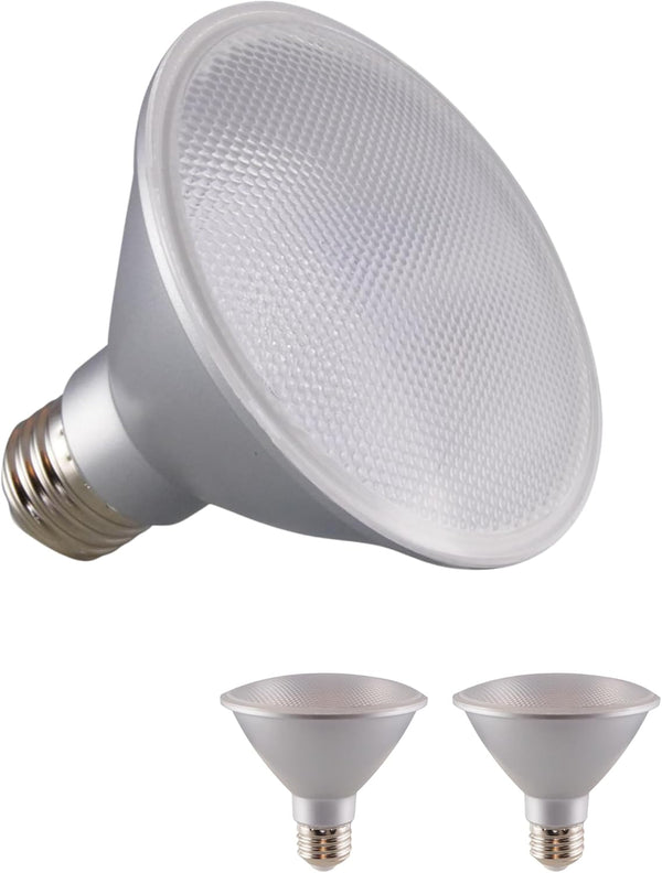 Satco 12.5W PAR30 Short Neck LED Light Bulb 5000K Natural Light 1000 Lumens