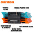 Saker Contour Gauge, 10 Inch Lock Profile Tool for Precisely Copying Irregular Shapes, Welding, Flooring, Woodworking