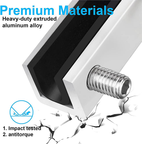 8 Sets Window Locks, Sliding Security Window Lock with Key for Vertical & Horizontal Sliding Windows & Sliding Doors