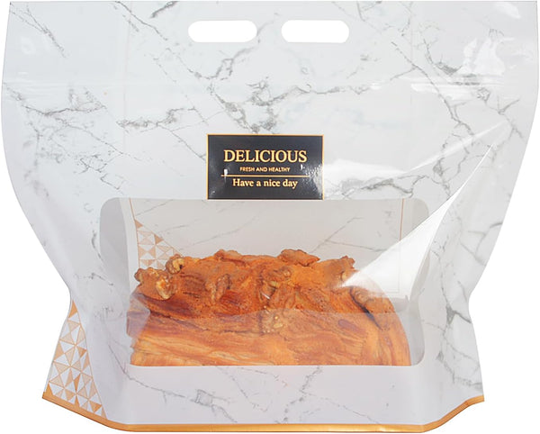 Funcoo 50 Pcs Plastic Bread Bags for Homemade Sourdough Bread Bakery Storage