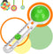 Circle Cutter Paper Trimmer Scrapbooking Tool, Rotary Cutter for Cardstocks (Includes 3 Blades) (Green)
