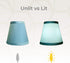 CS-1006-5BLU, 3 5 4.5 Royal Designs, Inc. Empire Chandelier Shade Blue, x x