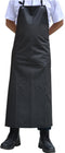 Surblue Waterproof Apron, Chemical Resistant Work Safe Clothes (Black)