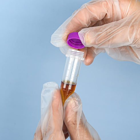 LABALPHA 5ml Conical Centrifuge Tubes with Screw Caps - 100Pcs Polypropylene Tubes with Graduated Spot