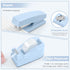 Set, 1000pcs SKYDUE Blue Office Supplies Office Desk Accessories, Mesh Desk Organizer, Stapler, Tape Dispenser