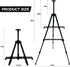RRFTOK Art Painting Display Easel Stand, Aluminum Metal Adjustable Artist Easels, Height 17 to 66 Inch