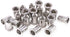 Keadic 50Pcs M6 Metric Rivet Nut, Stainless Steel Flat Head Threaded Insert for Automotive, Furniture, Decoration