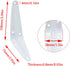 Mormchlots 24Pcs 4 3 Inch x White Shelf Brackets, Heavy-Duty Metal Steel Corner L Brackets for Shelves Shelf