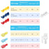 120 Pcs Quick Splice Wire Terminals - Male & Female Blue T-Tap Self-Stripping Quick Disconnects Kit