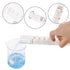 SUPERLELE Glass Graduated Cylinder Set, 10ml, 25ml, 50ml, 100ml, Thick Glass Beaker Set with 2 Droppers.