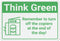 Penzedu Think Greenremember To Turn Off Copiers At End Of Day Copier Icon