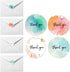 Thank You Stickers Roll | Elegant Water Color with Gold Foil | 1.5 inch | 500 Waterproof Labels for Small Business