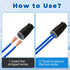 HARSKIYER 30 22AWG 14AWG Pcs Waterproof Wire Connectors, - Outdoor Cable Terminal Wire Connectors, Water Proof Twist