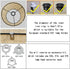 Yxelume 11.8x9.05 Inch, Bamboo Lampshade, Cylindrical, Translucent Bucket Design, Tropical Green Plants Pattern