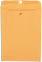 Universal Kraft Clasp Envelope, Center Seam, 28lb, 9 x 12, Brown Kraft, 100/Box