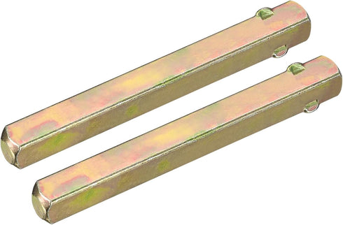 uxcell 2Pcs Gold Door Knob Spindle, 80mm Long Spare Door Handle Spindle Bar Replacement for 7mm Thick Doors