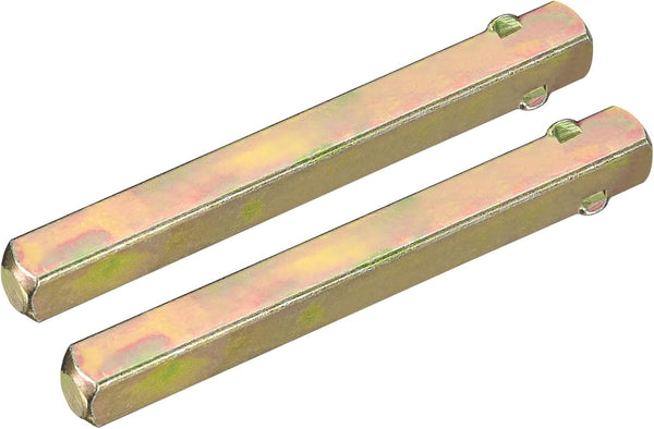 uxcell 2Pcs Gold Door Knob Spindle, 80mm Long Spare Door Handle Spindle Bar Replacement for 7mm Thick Doors
